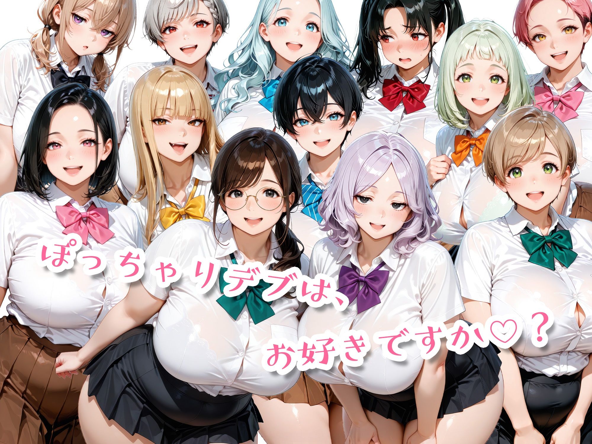 12人のぽっちゃりデブ生徒とヤリまくりっ！ サンプル画像10