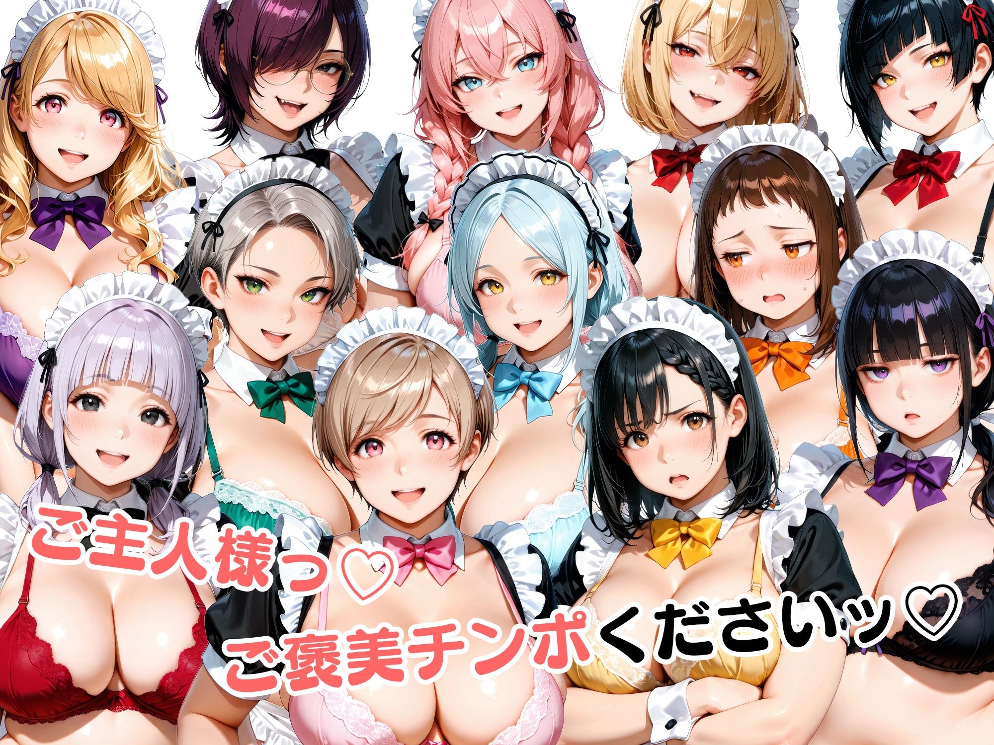 12人のムチムチメイドが毎日性処理してくれる暮らし サンプル画像10