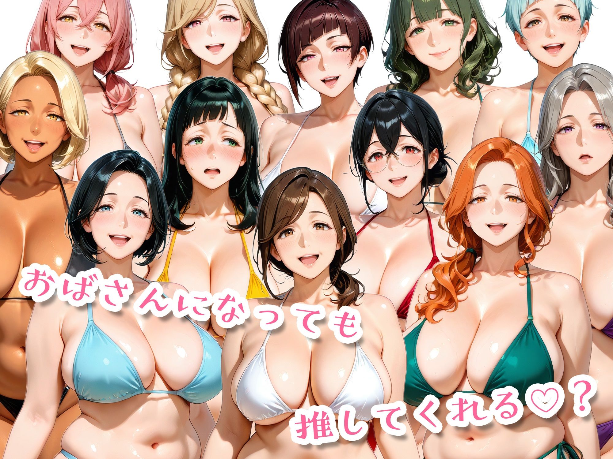 12人の熟女グラドル、最初で最後のAVデビュー！ サンプル画像10