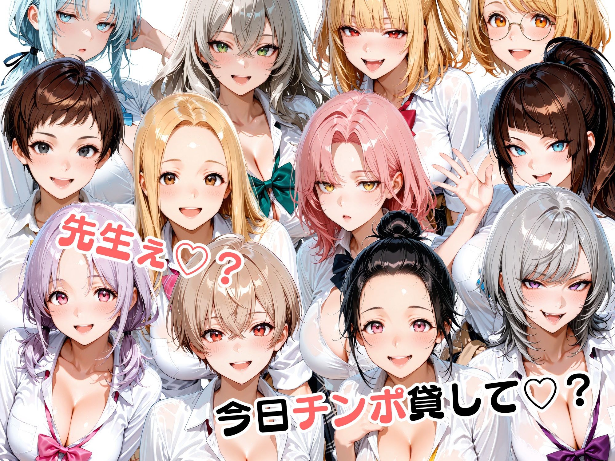 12人の生意気なギャル生徒に都合のいいチンポとして扱われる日々 サンプル画像10