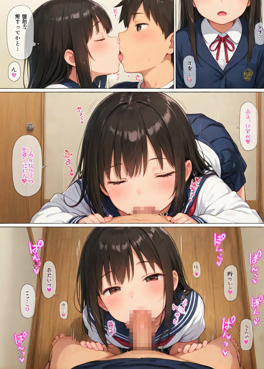 3年パコ組  先輩と校内でイチャLOVE（はーと） サンプル画像8