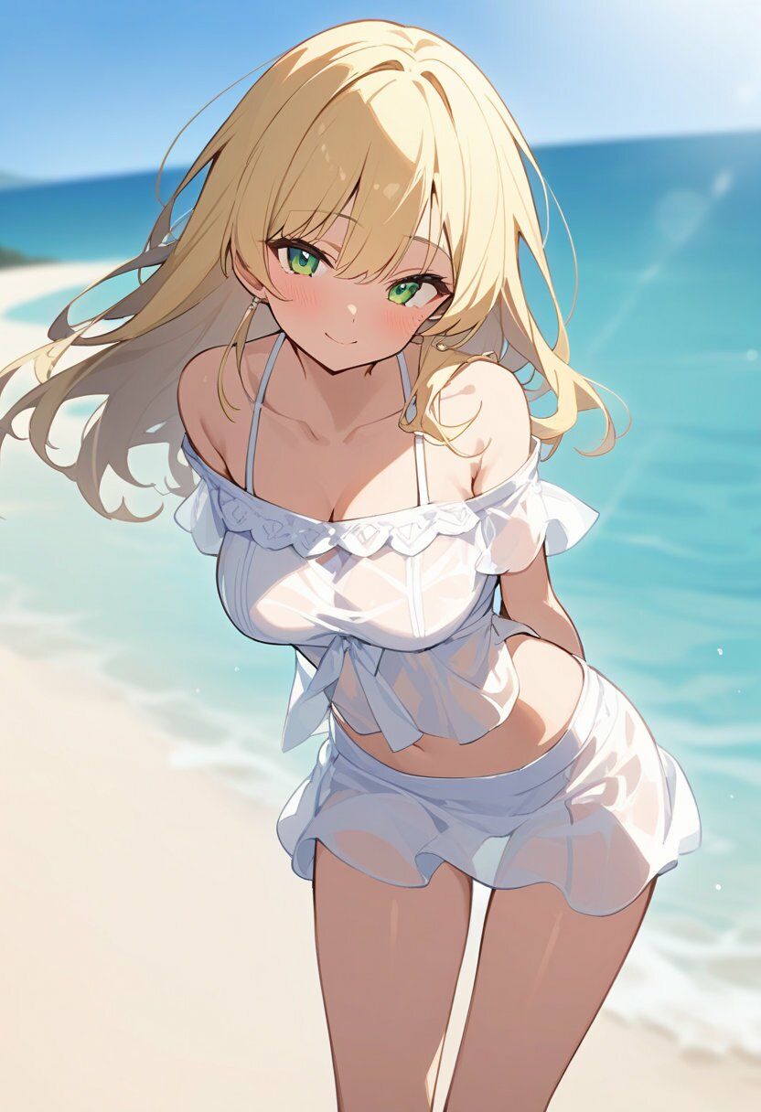 4種の水着で谷間見せ＆お尻見せ vol.1 サンプル画像4