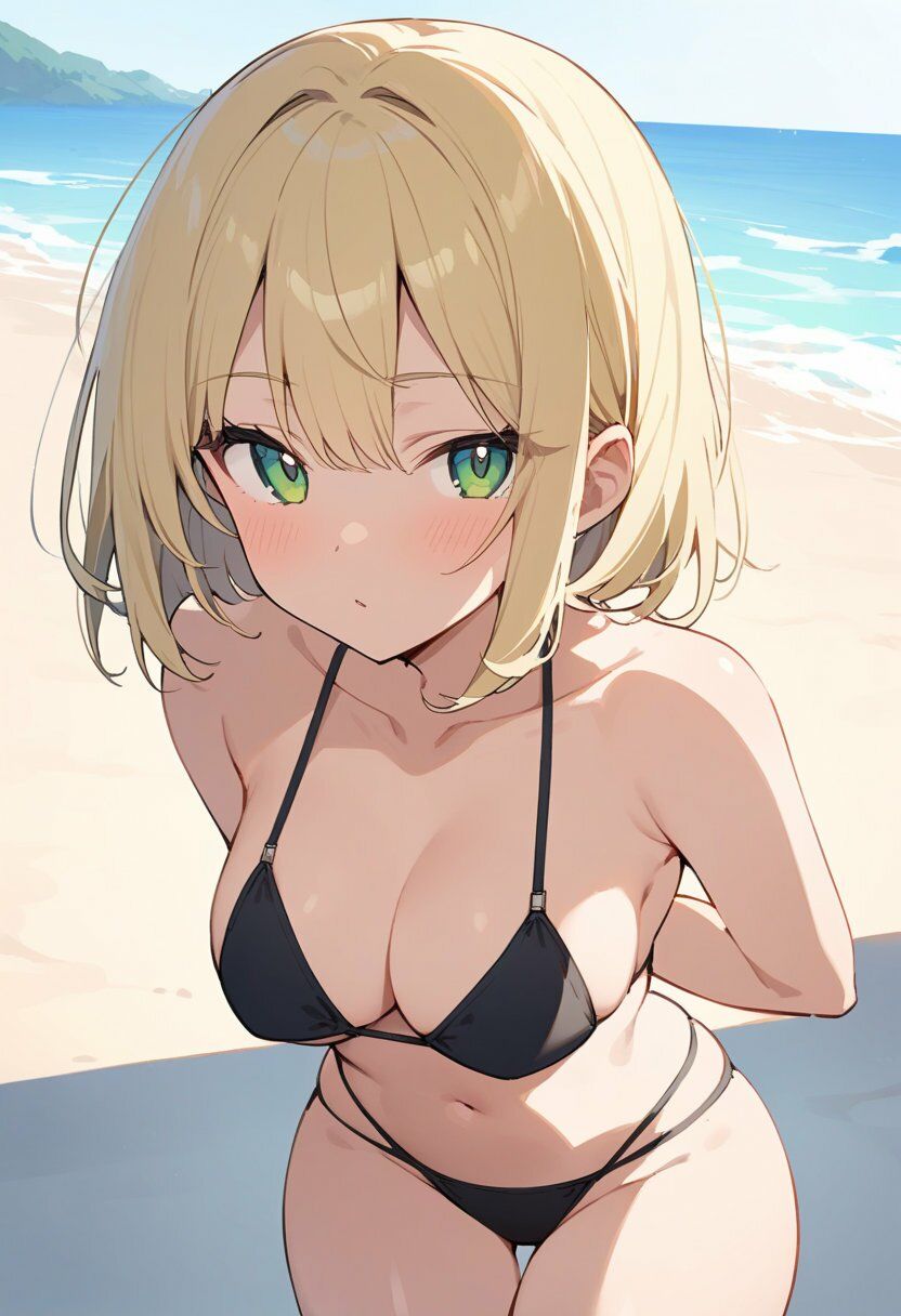 4種の水着で谷間見せ＆お尻見せ vol.1 サンプル画像5