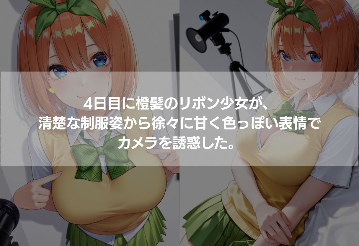5人の神乳美少女が個別撮影で完全攻略 〜制服からビキニまで450枚の濃厚エロCG〜 サンプル画像4