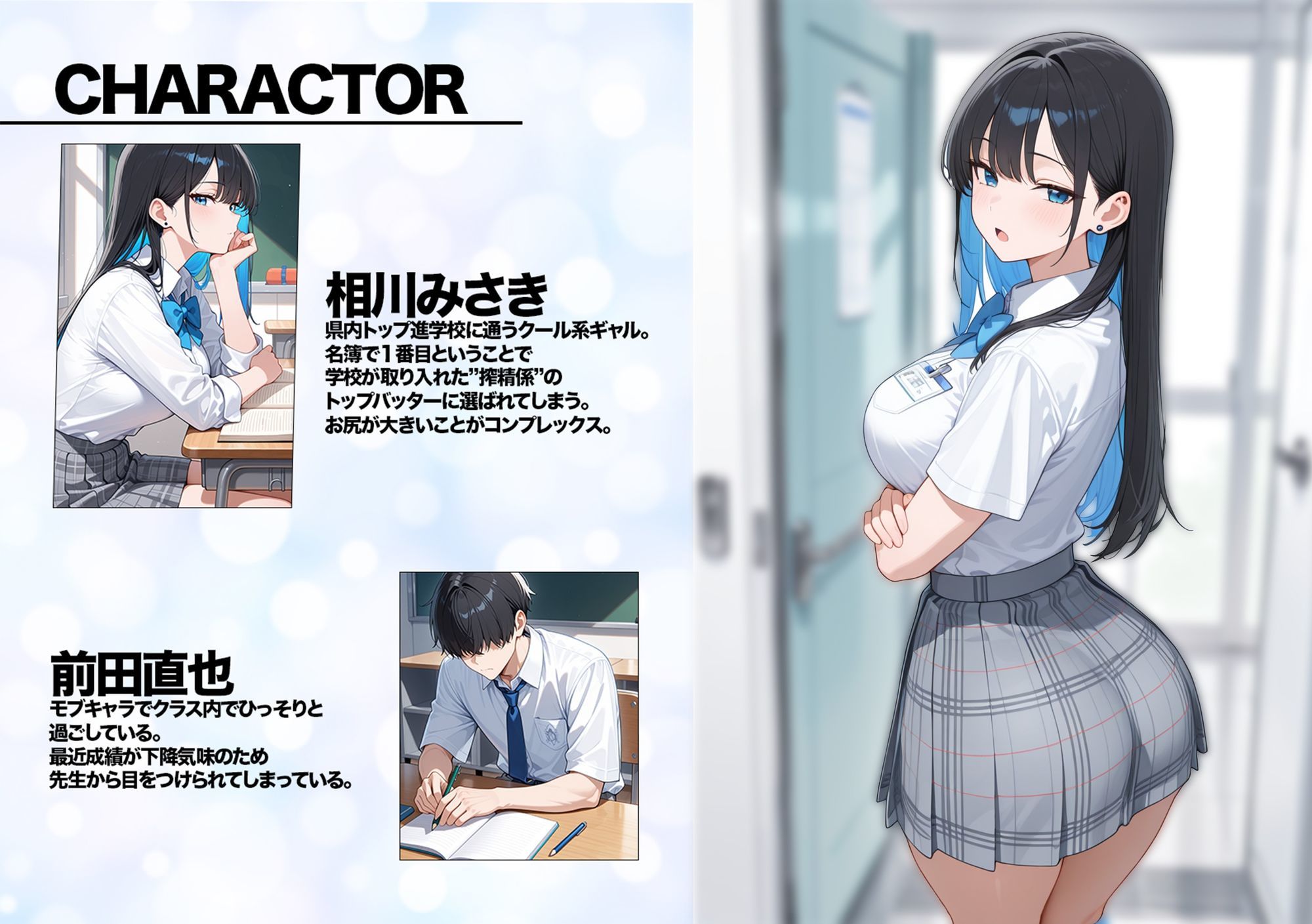 5日後に搾精係に任命されたデカ尻クールギャルとイチャラブセックスする話 サンプル画像1