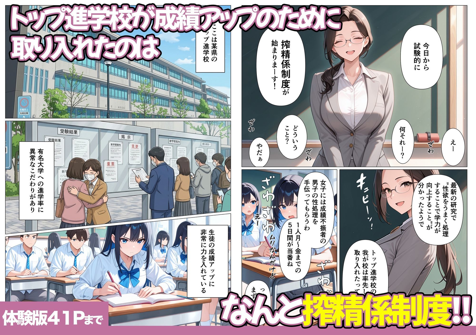 5日後に搾精係に任命されたデカ尻クールギャルとイチャラブセックスする話 サンプル画像2