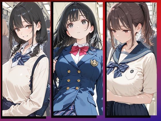 6番車両は痴●専用車両 サンプル画像1