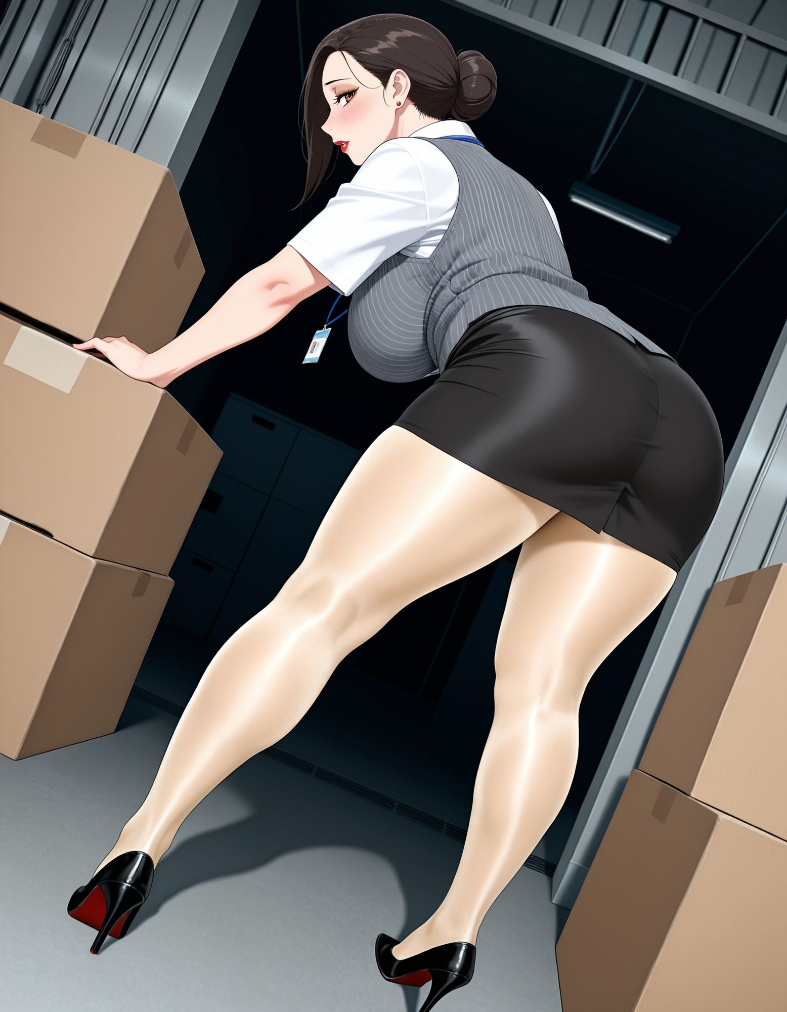 AI@熟女OL/パンスト娘 サンプル画像3