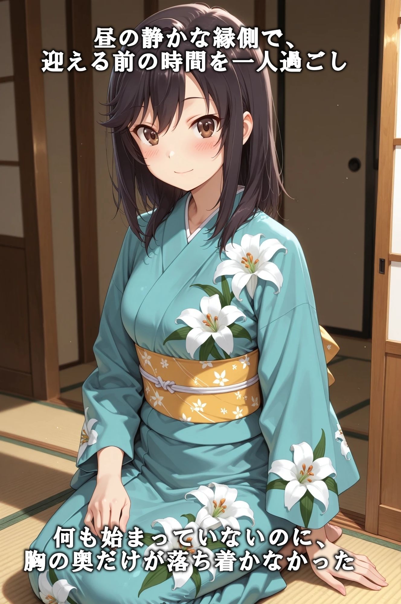 AIイラストCG集123おもてなし亭 Vol.2 蛍小町（イラスト集） サンプル画像1