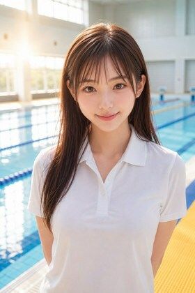 AIモデルまなみ vol.2 朝のプールサイドで会いましょう サンプル画像7