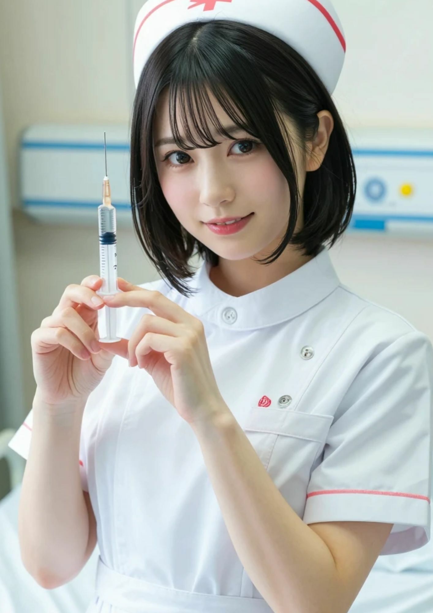 AI美女写真集VOL.4 ショートヘアお姉さん「AIななみ」のコスプレ画像集♪ サンプル画像1