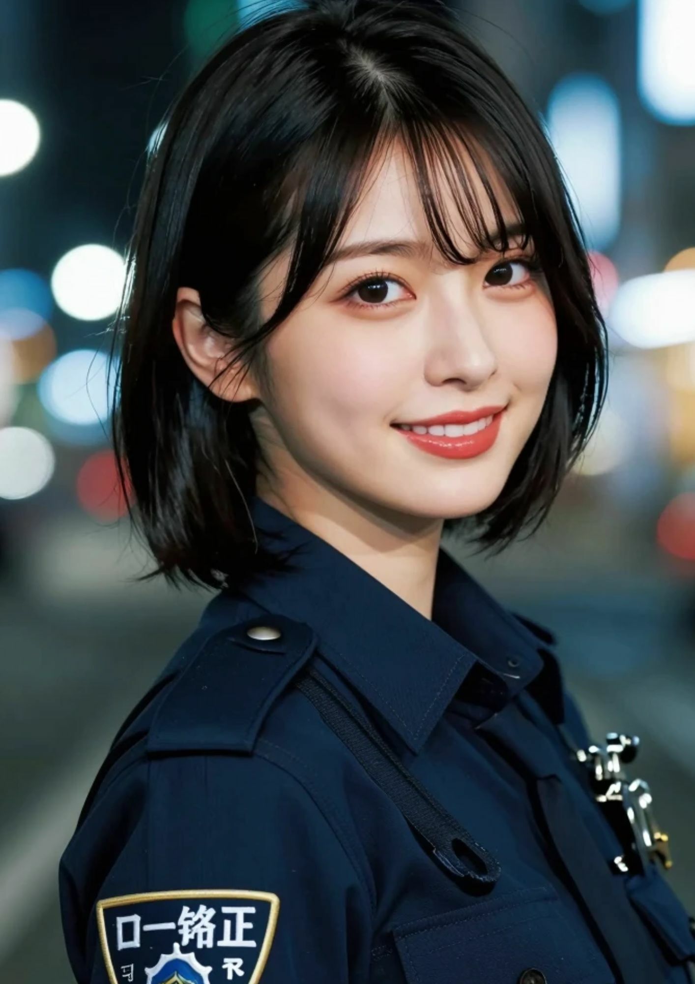 AI美女写真集VOL.4 ショートヘアお姉さん「AIななみ」のコスプレ画像集♪ サンプル画像2