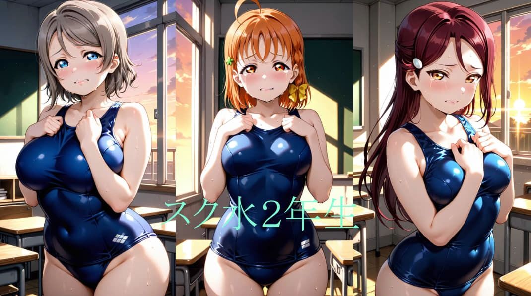 Asスク水2年生 サンプル画像1
