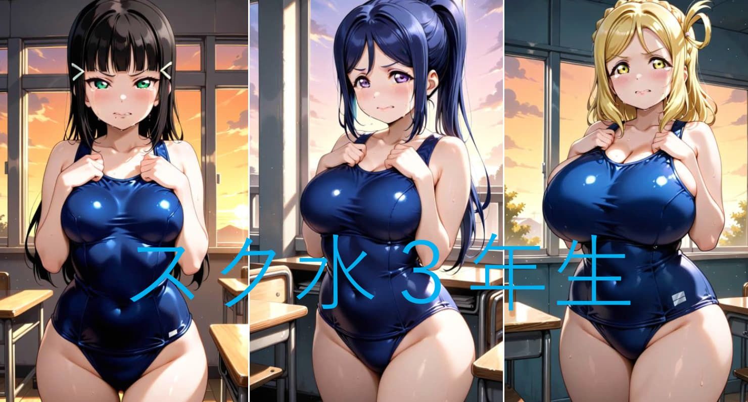 Asスク水3年生 サンプル画像1