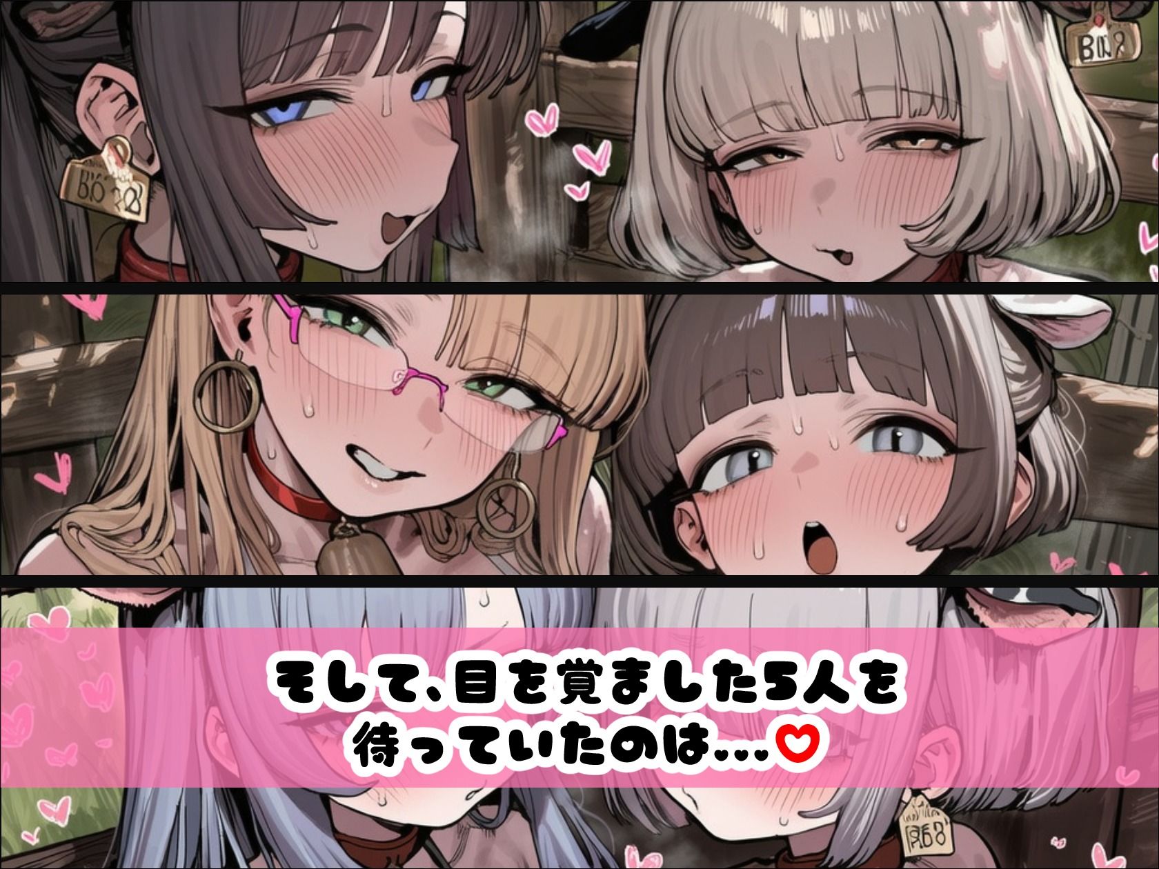 BreedingParty 爆乳ギャルの繁殖牛化計画 〜選ばれたら最後、繁殖雄のつがいとなるまで〜 第二話 先生とさくら サンプル画像4