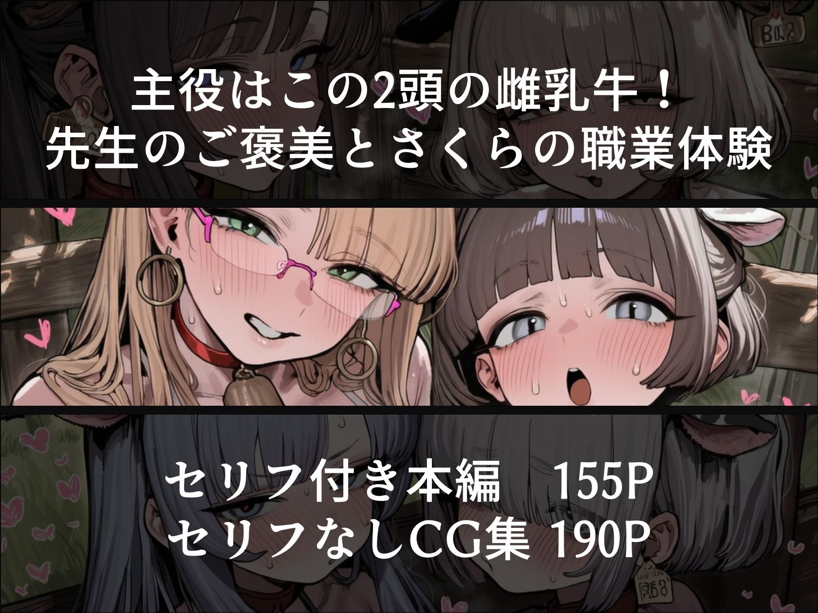 BreedingParty 爆乳ギャルの繁殖牛化計画 〜選ばれたら最後、繁殖雄のつがいとなるまで〜 第二話 先生とさくら サンプル画像5