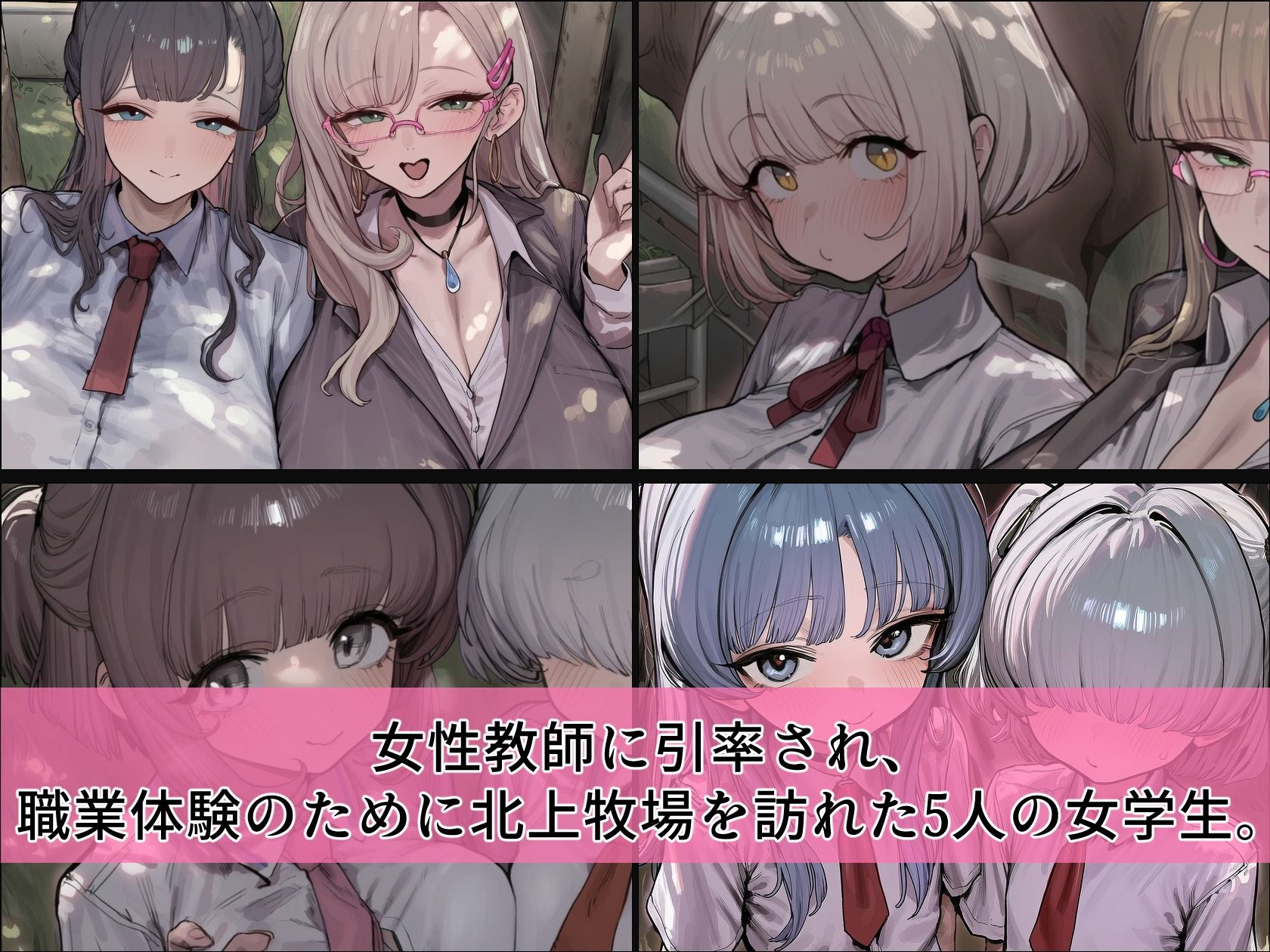 BreedingParty  爆乳ギャルの雌乳牛化計画  〜飲んだら最後、種付けは孕むまで〜  第一話  みうとゆいな サンプル画像2