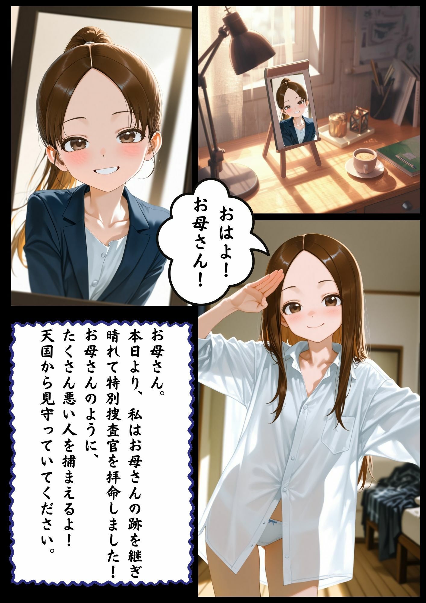 CG漫画『胸キュン捜査官』第一話 サンプル画像1