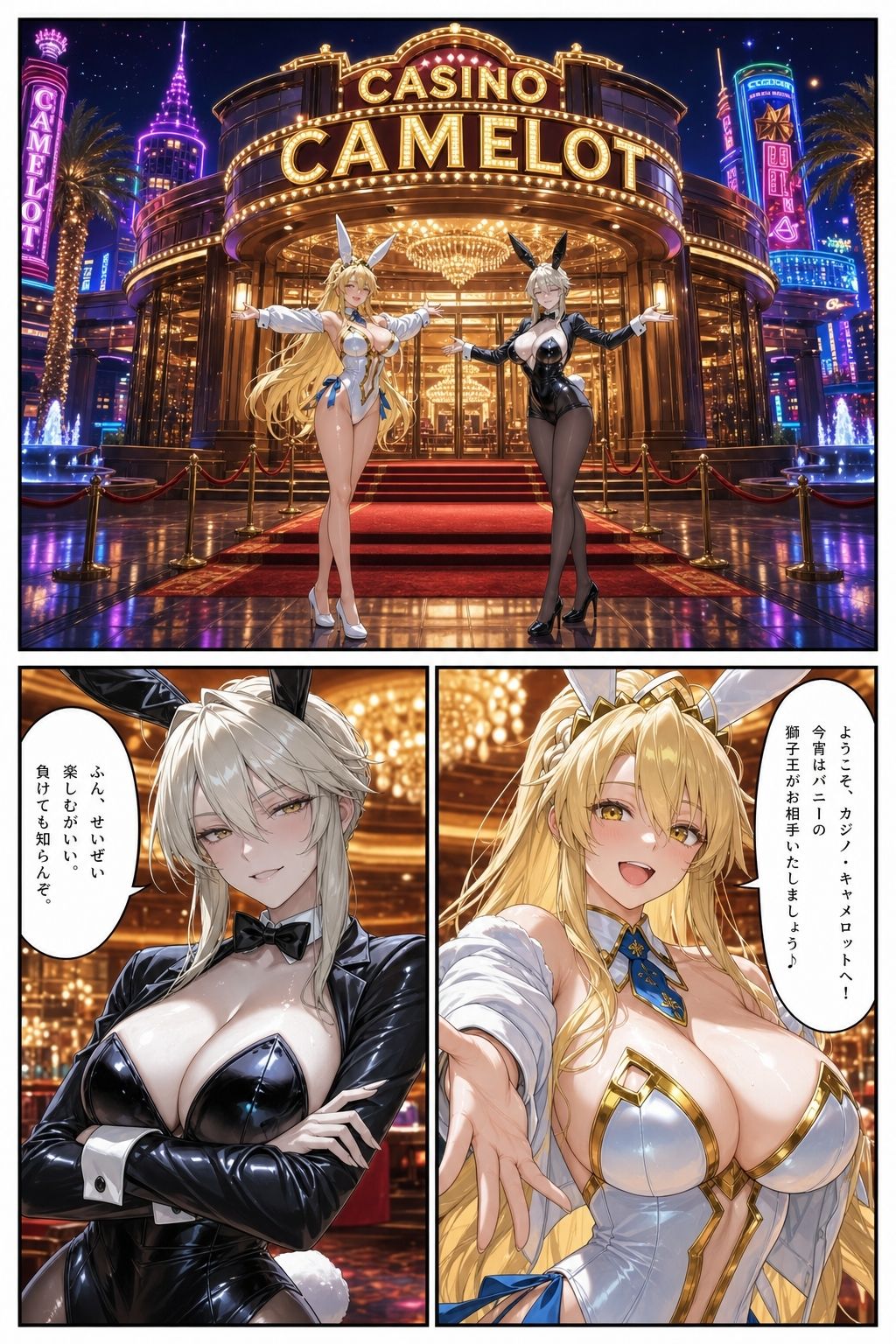 FGO・白黒バニー危機一髪 サンプル画像5