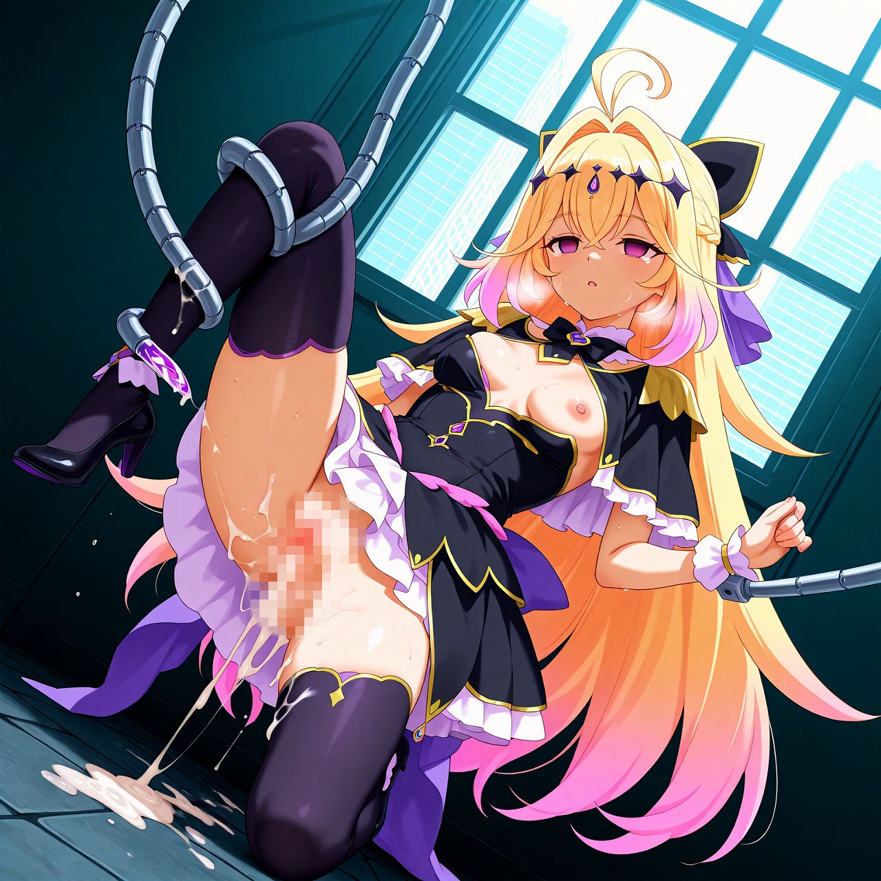 Fan fiction キュ〇アルカナ・シャ〇ウ 触手 サンプル画像3