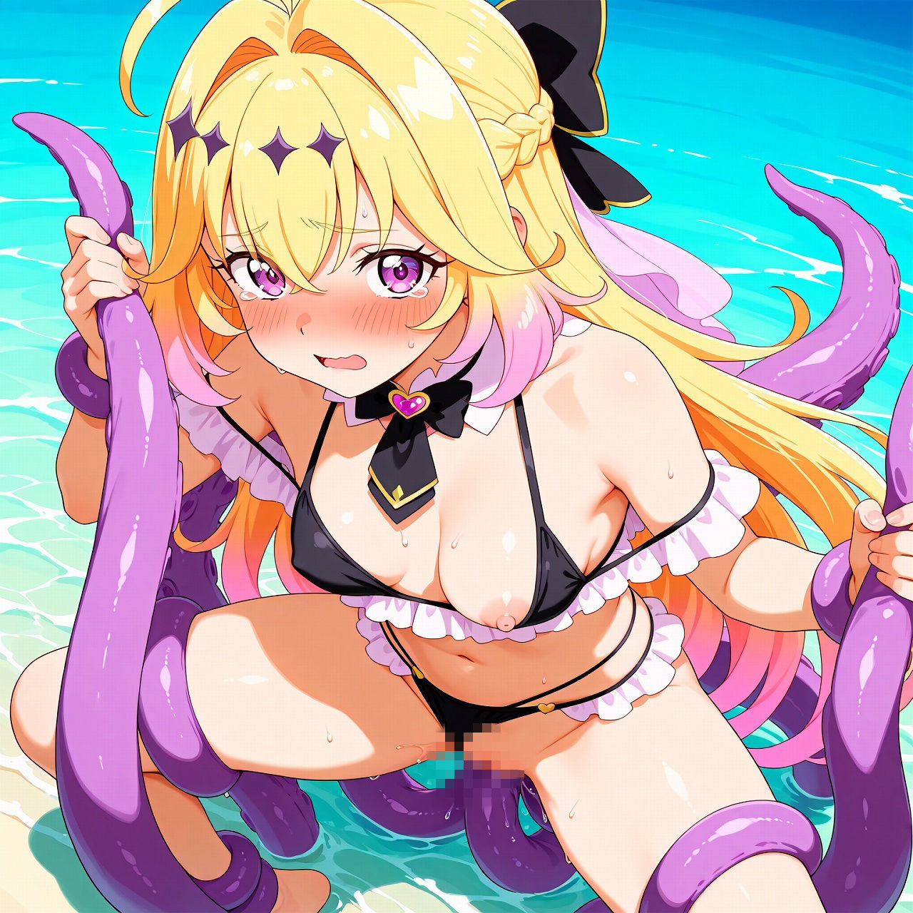 Fan fiction キュ〇アルカナ・シャ〇ウ 触手 サンプル画像4