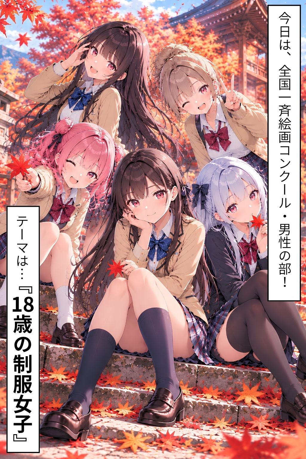 Hな公開絵画コンクール（3） 〜 積み重なる快感に体と意識はもう限界！？激しすぎる中出しピストンに精子まみれで快楽堕ち（はーと） 〜 サンプル画像1