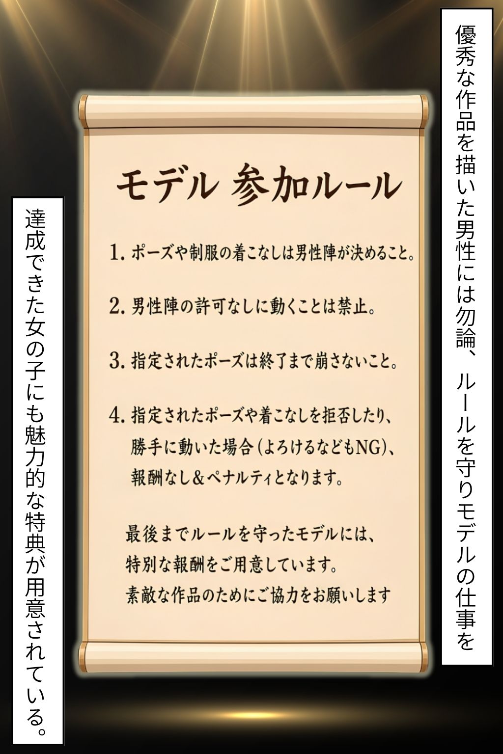 Hな公開絵画コンクール（3） 〜 積み重なる快感に体と意識はもう限界！？激しすぎる中出しピストンに精子まみれで快楽堕ち（はーと） 〜 サンプル画像2