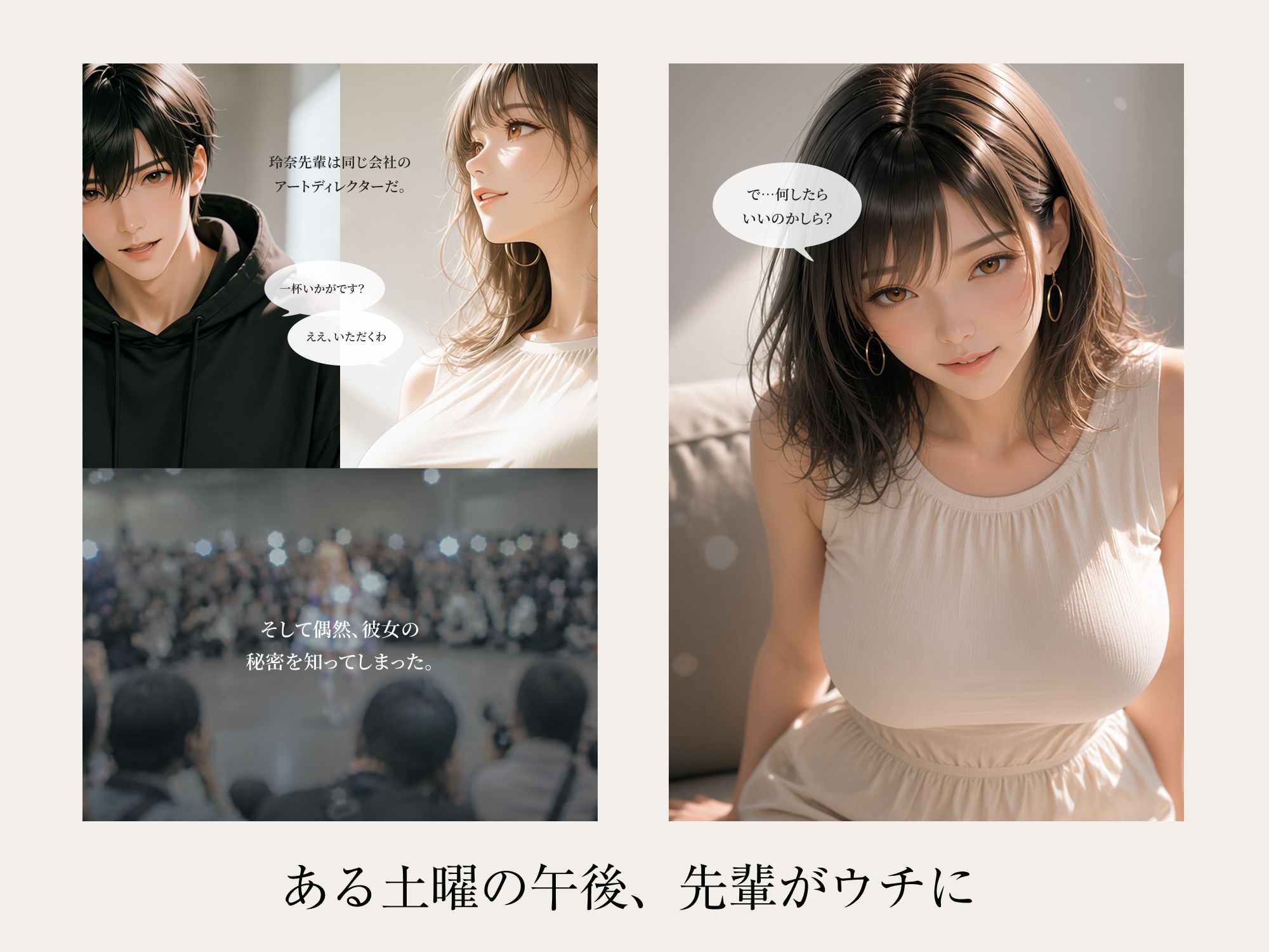 INSIDE THE CREATIVE 1.0｜先輩、会社では秘密ですよね？【こだわり動画同梱】 サンプル画像2