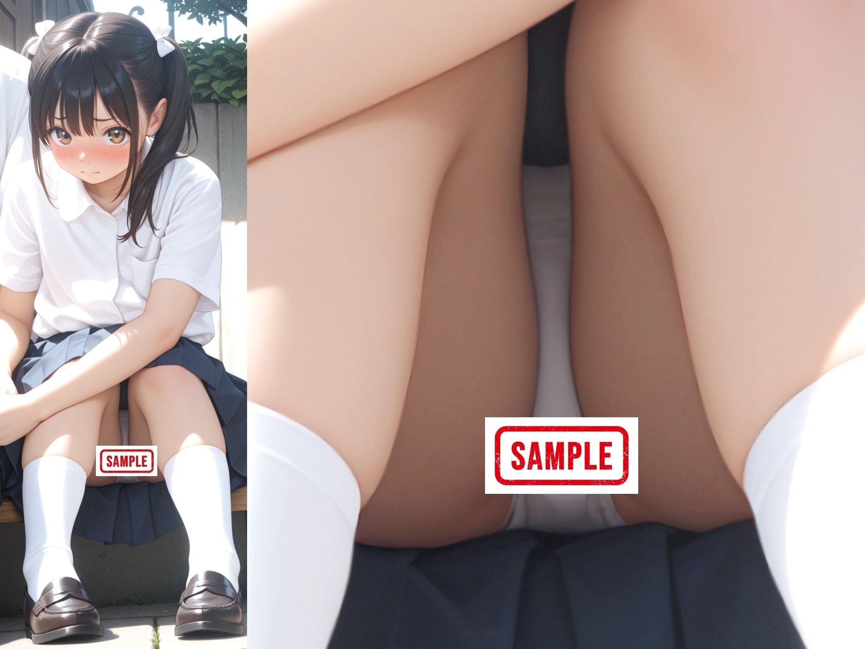 JK・J○すわり＆しゃがみパンチラ 2 サンプル画像7