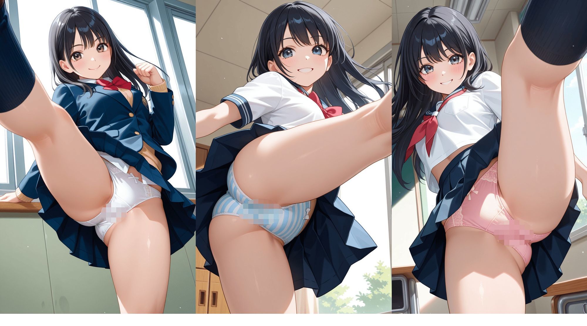 JK・J○パンチラキック サンプル画像10