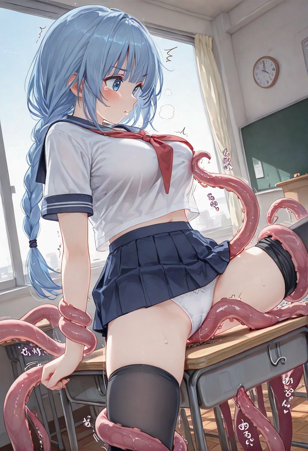 JK触手・スライム・拘束・痴● CG集18 サンプル画像1