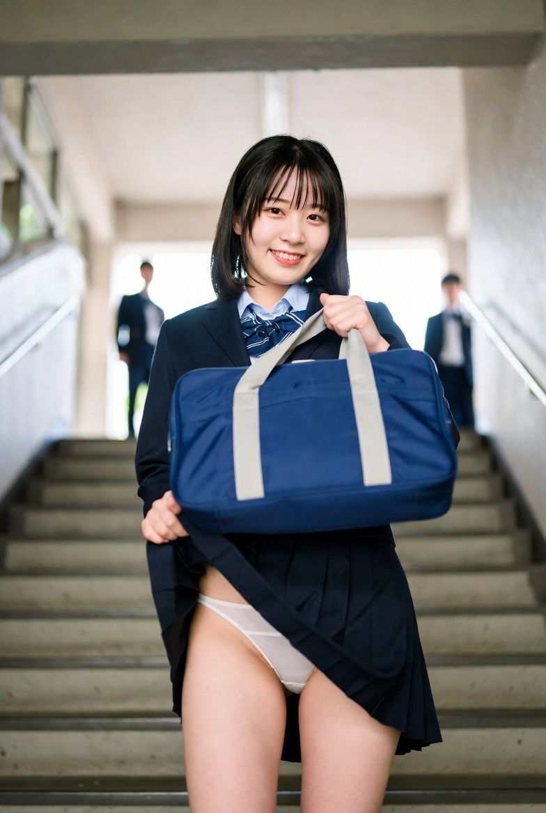 JK露出遊戯 〜危険で甘い、制服めくりプレイ〜 サンプル画像5