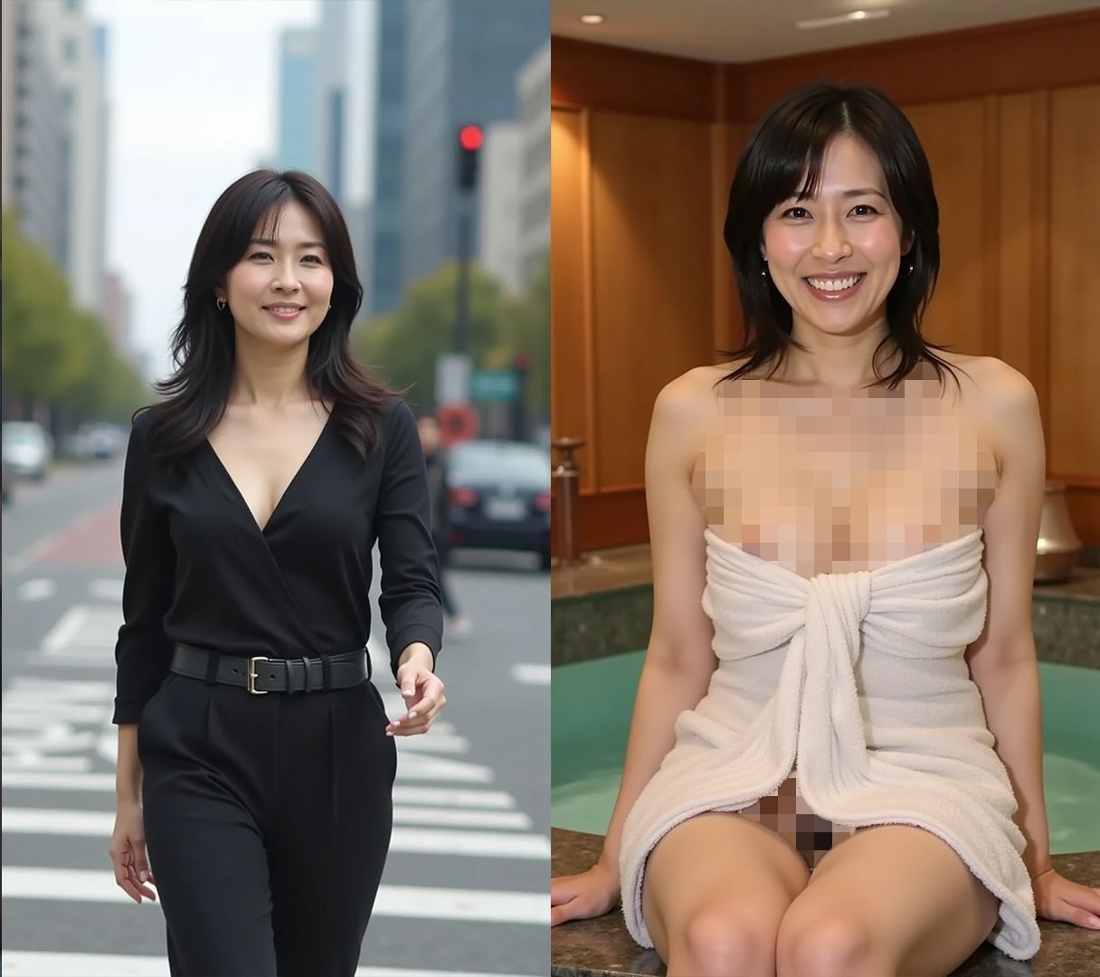 MAGAZINE point 街角ストリートスナップ56人  気になるあの子のマ〇毛ボーボーおま〇こ指で広げてもらいました サンプル画像5