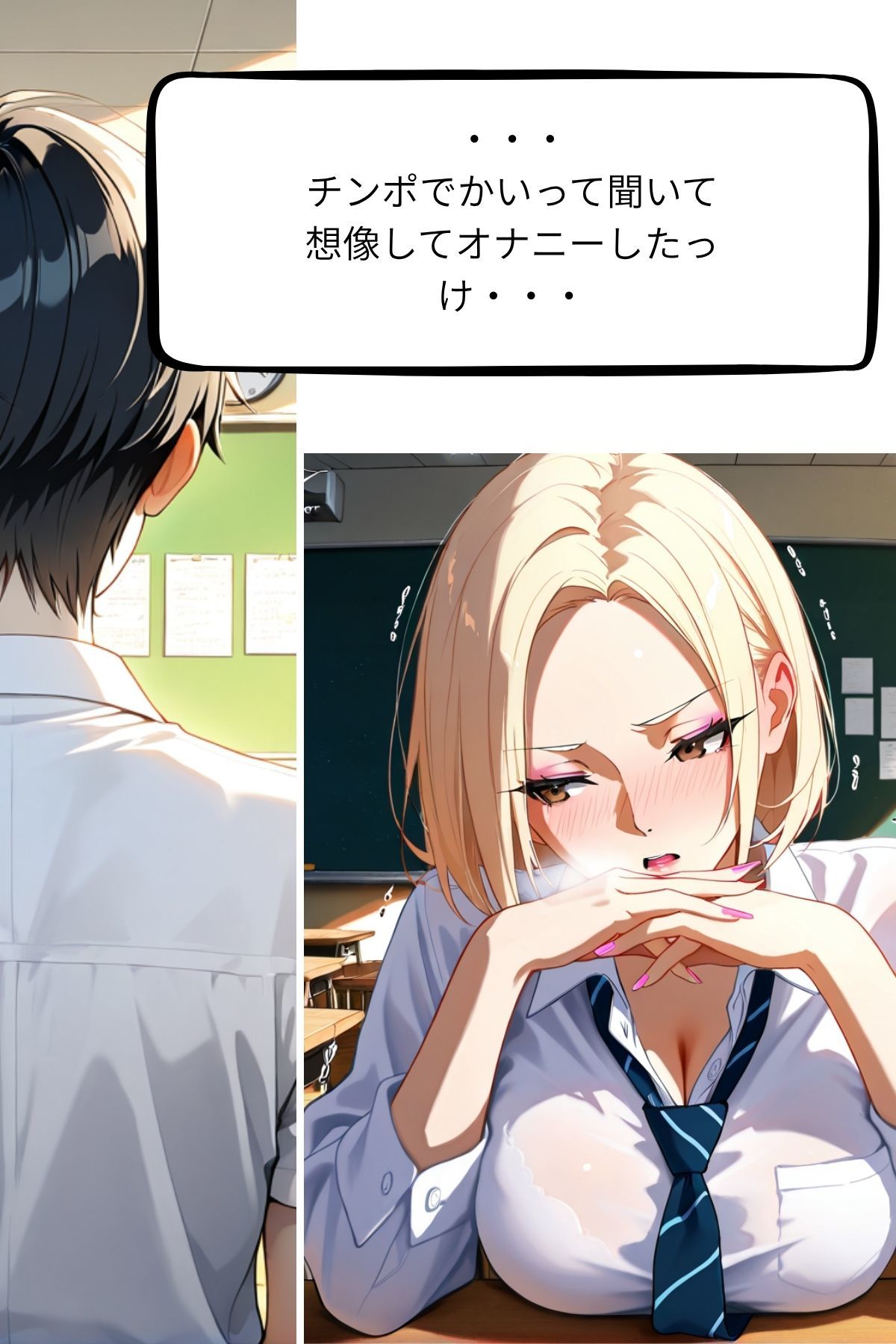 NTR白ギャルJK、童貞の馬チンポでイキ狂う サンプル画像7