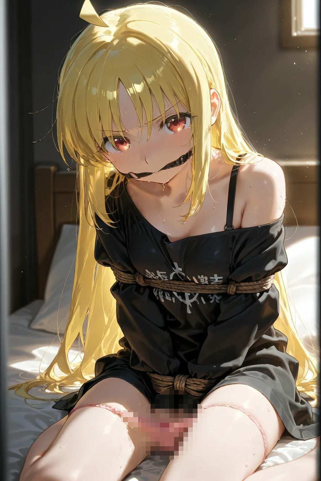 NTR背徳乱交夜 〜結婚式前の彼女が4Pに堕ちる〜 ぼ〇ち・ざ・ろっく！ サンプル画像2