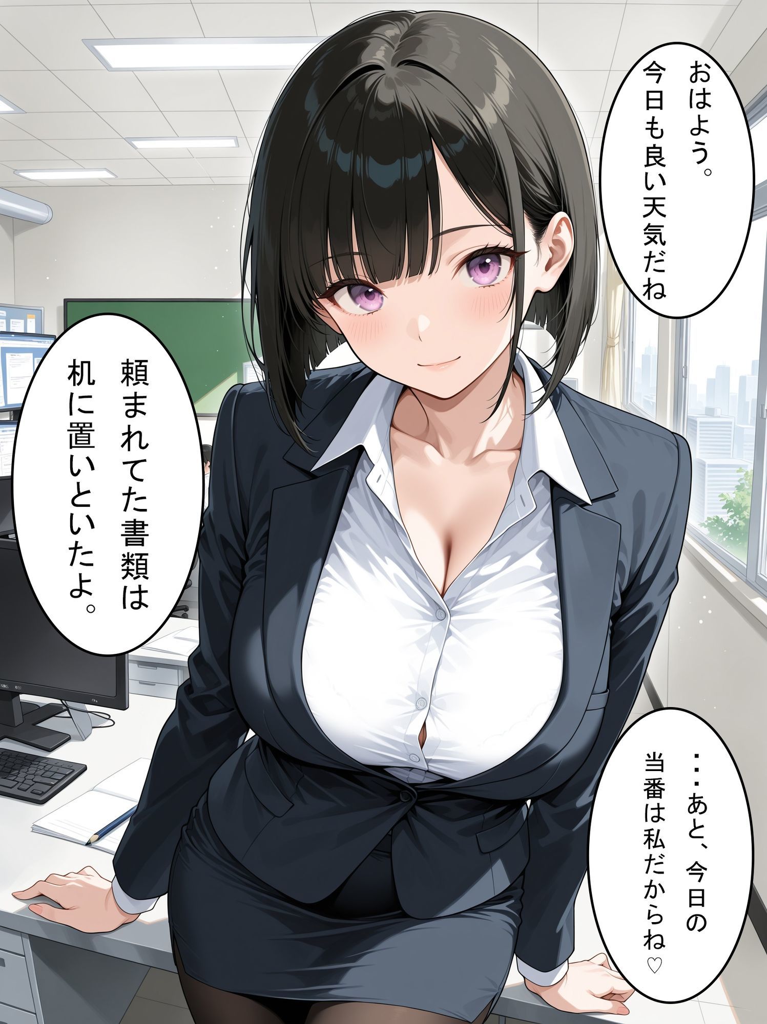 OLさんが都合よく性欲処理に使われてしまう話2 サンプル画像1