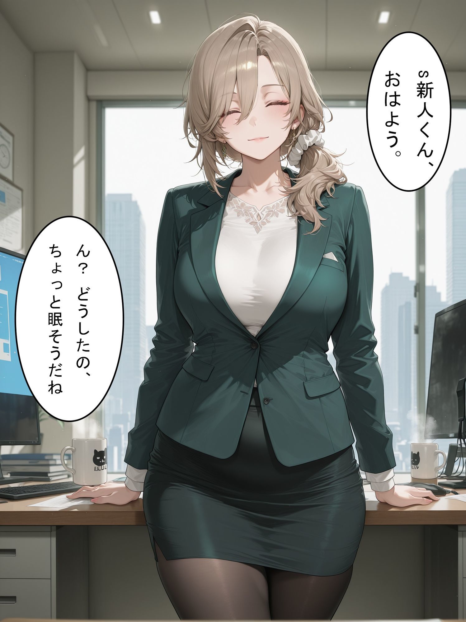 OLさんが都合よく性欲処理に使われてしまう話5 サンプル画像1