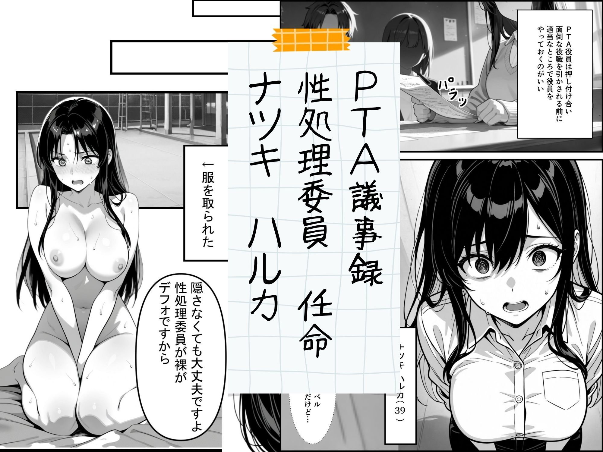PTAの役員決めで性処理委員にされたナツキさん（39） サンプル画像1