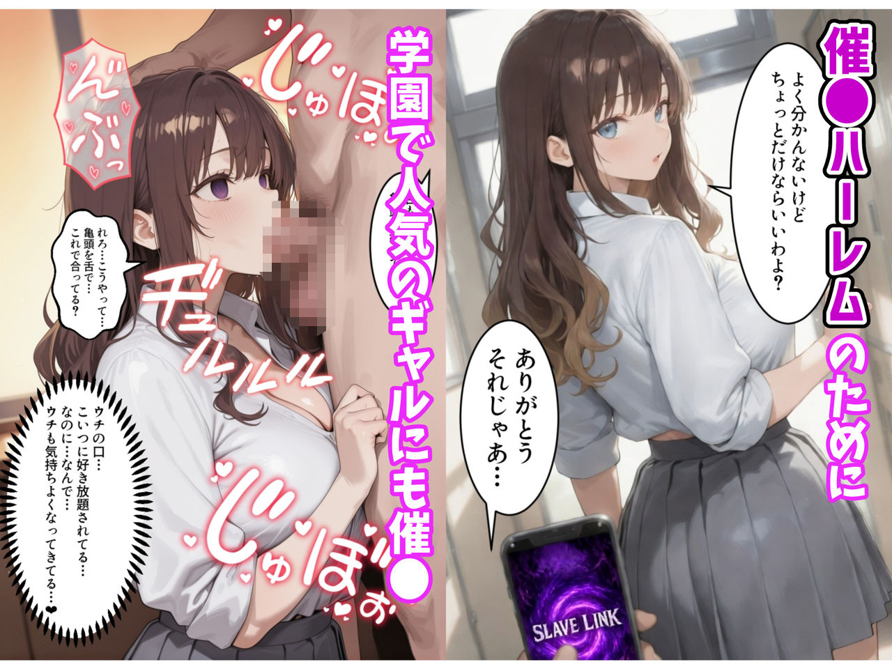 SLAVE LINK 〜催●アプリハーレム計画〜 サンプル画像4