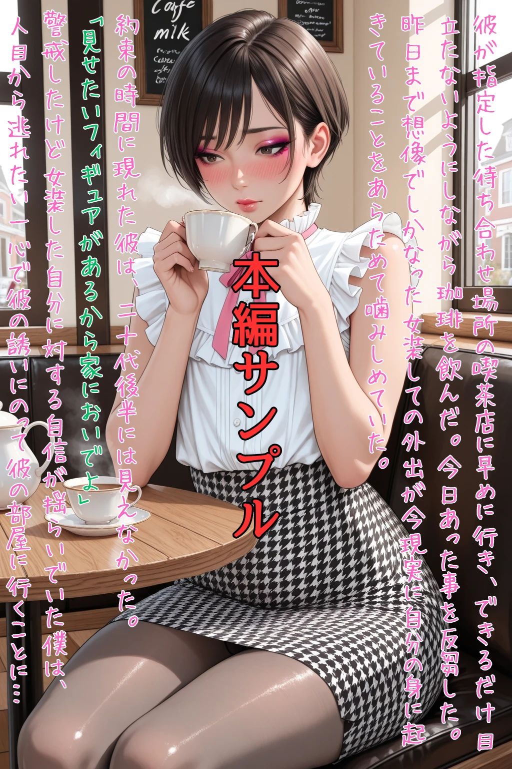 Sissy Captions Mな男の娘のシシーキャプション集5 アキバ男の娘拉致監禁事件 この部屋が僕の全て… あなた好みのフィギュアになりたい… サンプル画像1