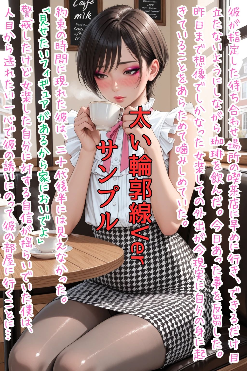 Sissy Captions Mな男の娘のシシーキャプション集5 アキバ男の娘拉致監禁事件 この部屋が僕の全て… あなた好みのフィギュアになりたい… サンプル画像2