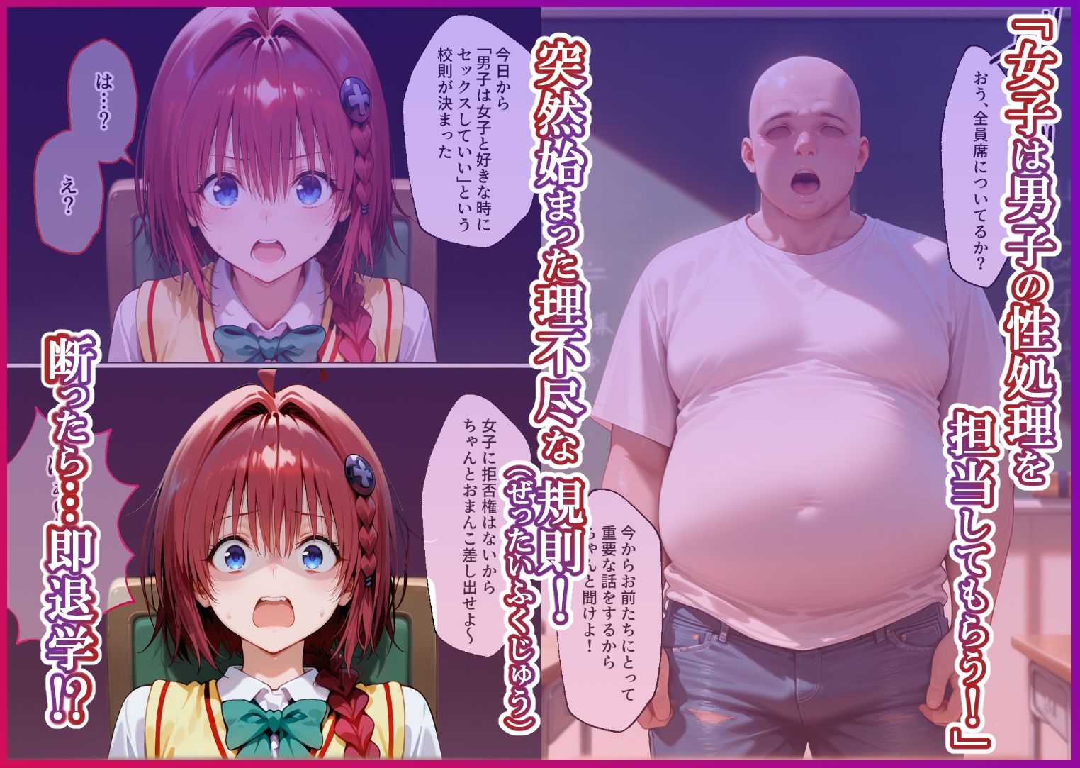 S○Xしないと即退学？ 今日から全員強●性処理部 中出しでご奉仕ポイント大量GET快楽堕ち凌●学園 トラ〇ル編 サンプル画像1