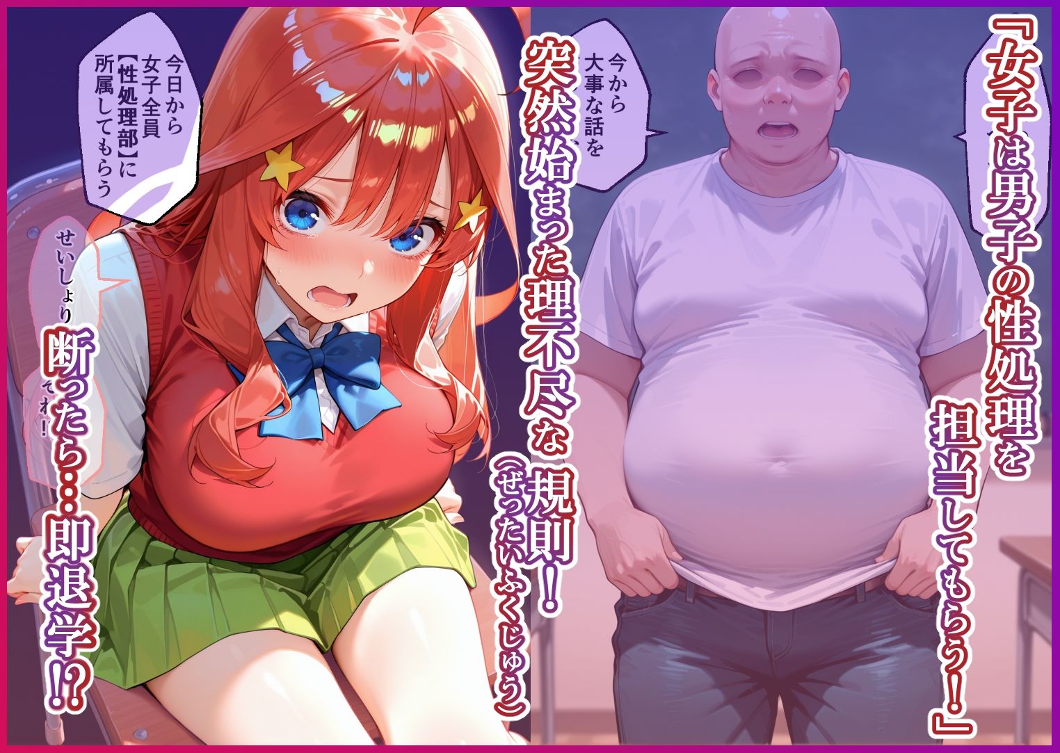 S○Xしないと即退学？  今日から全員強●性処理部（はーと）中出しでご奉仕ポイント大量GET快楽堕ち凌●学園 サンプル画像1
