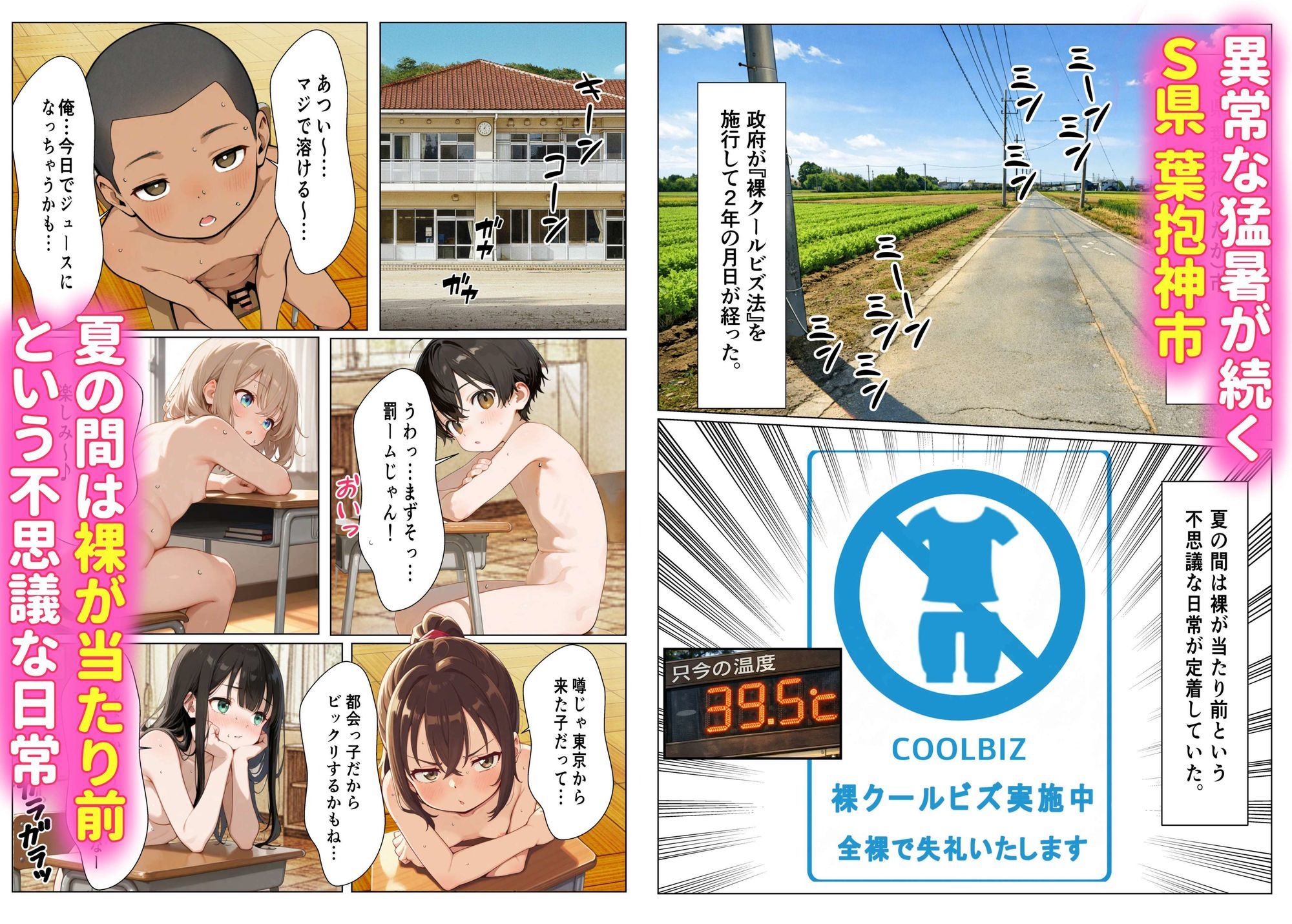 S県H市 裸クールビズ1＆2 合本版 サンプル画像1