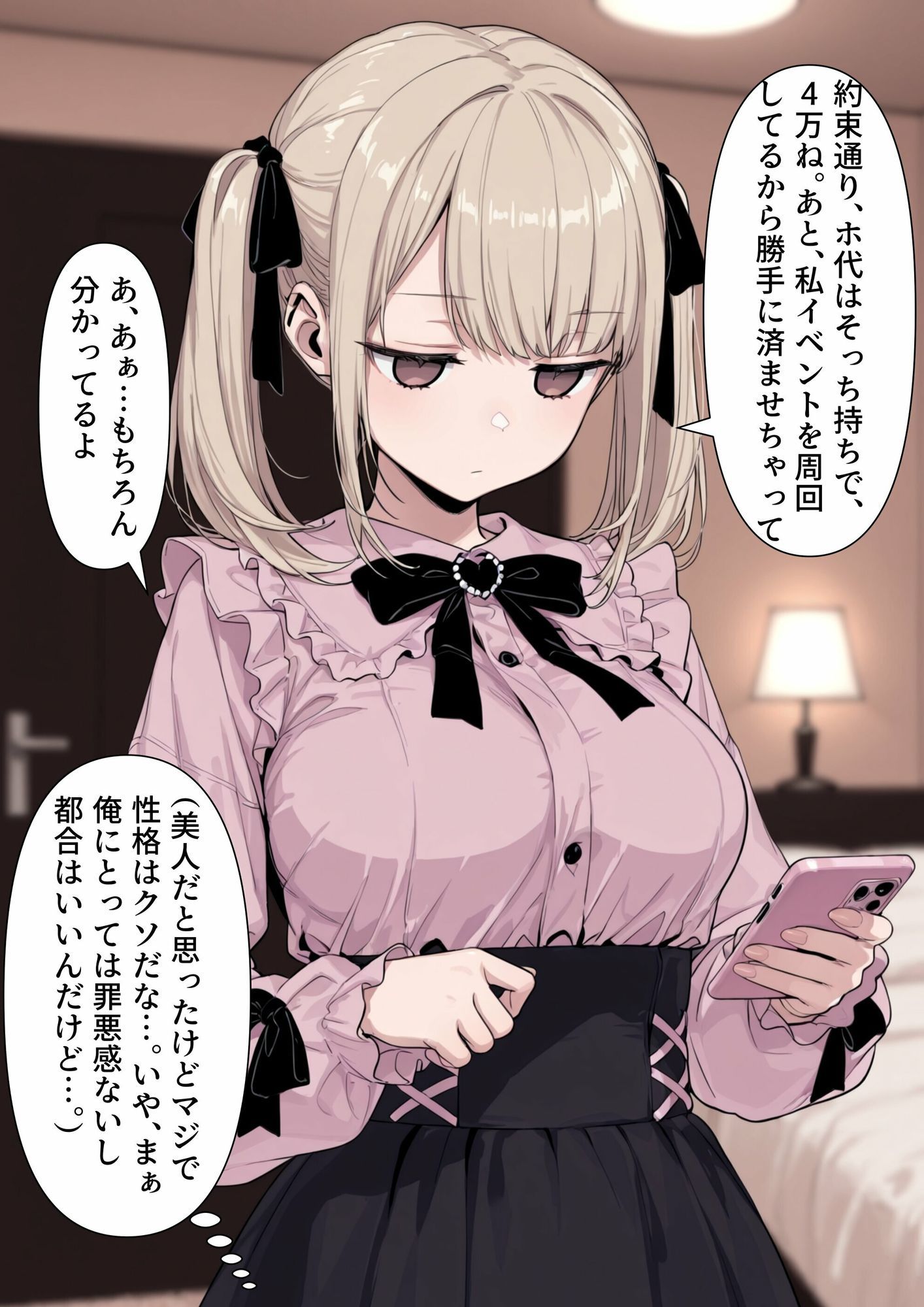 TS2作品セット11（【憑依】無気力な地雷系女子を乗っ取る話・【人格排泄】違和感と幸せな生活） サンプル画像1