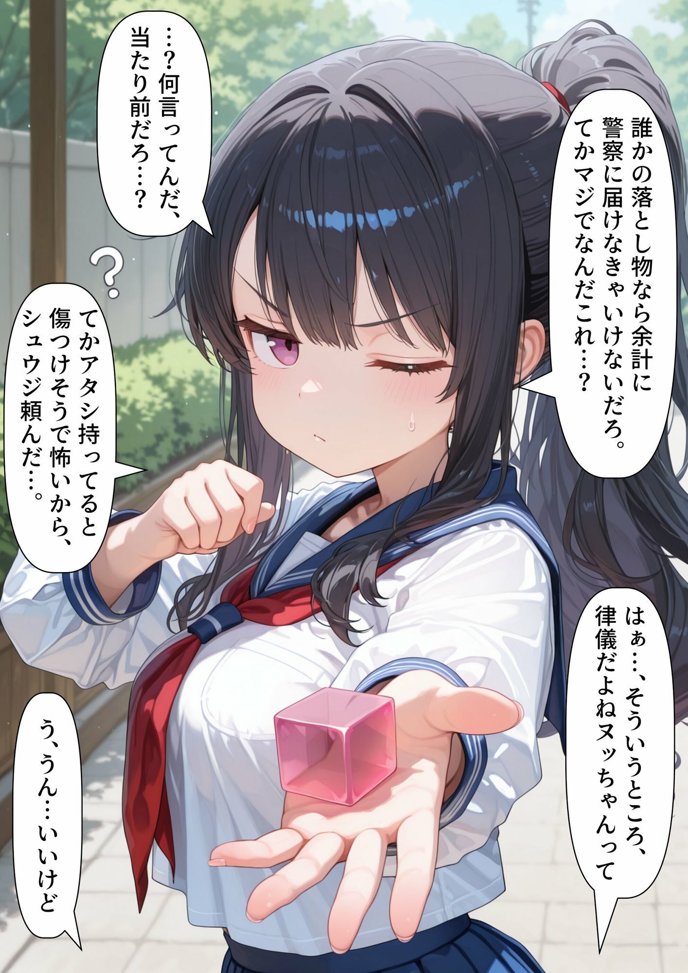 TS2作品セット7（【寄生】生意気な後輩の中に触手が入っていった話・【入れ替わり】両片思いの幼なじみと不思議なピンクのキューブ） サンプル画像6