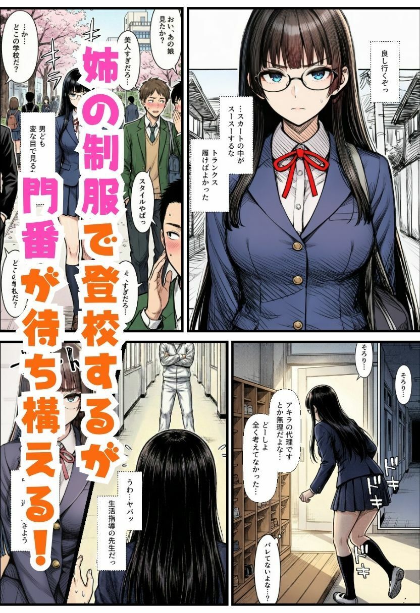 TS生徒会長になったオレ！先生に生徒指導室でわからせ中出しされメス堕ち サンプル画像3