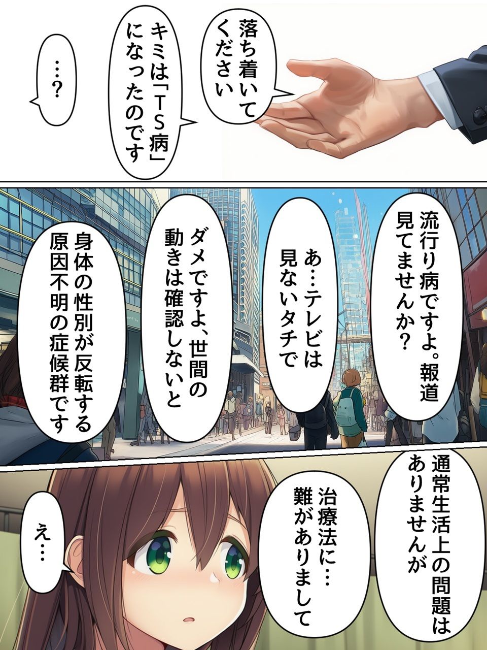 TS病で女体化しちゃった男子が治療の為セックスするハメになった話 サンプル画像4