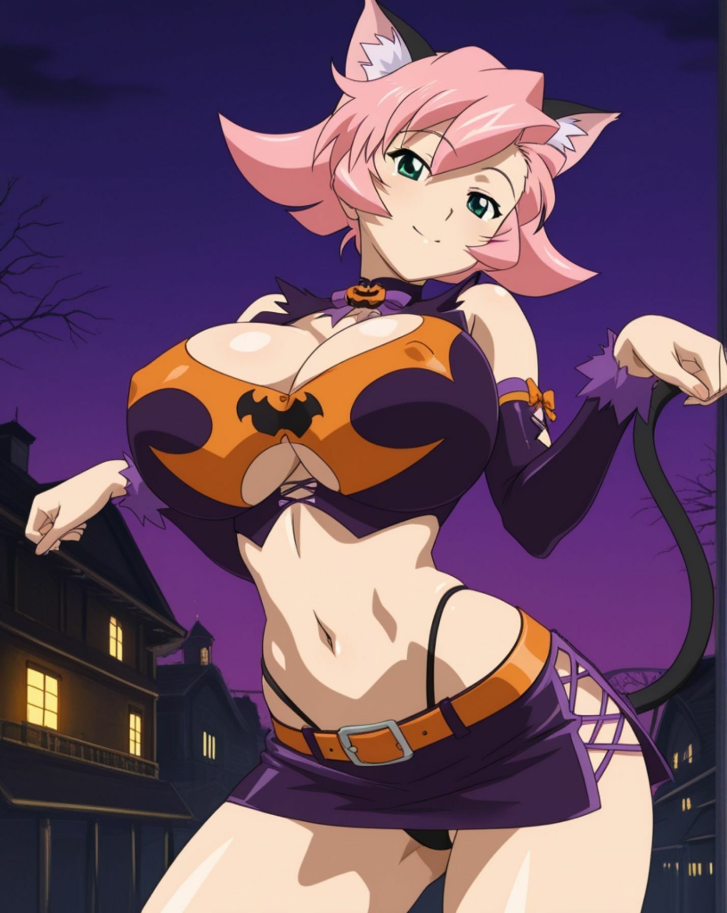 Trick or S●X〜アスナ＆麗紗の場合〜 サンプル画像1