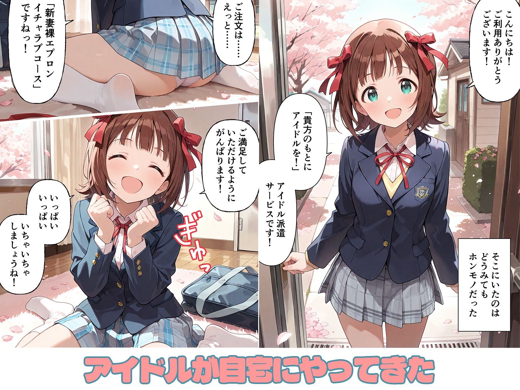 VIPファン限定！あなたのうちへアイドルをお届けします！ サンプル画像1